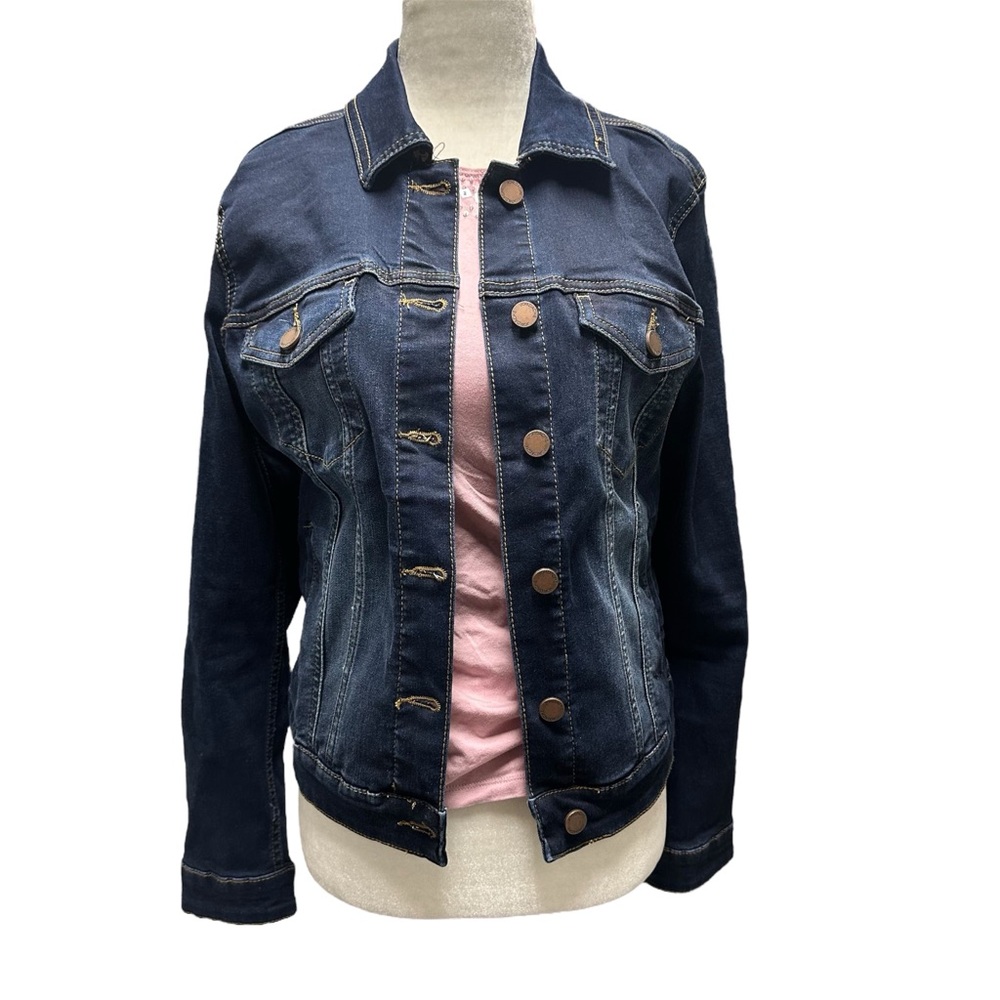 JORDACHE Classic Denim Trucker Jacket M